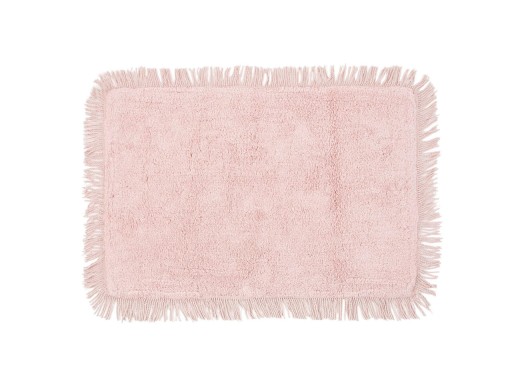 Covoras de baie, Irya Home, Loris, 70x110 cm, Bumbac, Roz