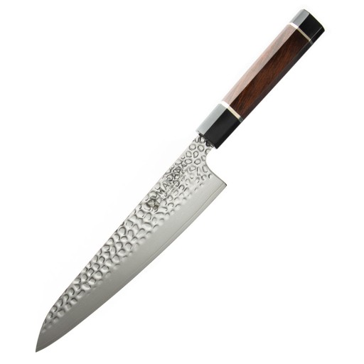 Cutitul bucatarului Gyuto profesional Maranc, otel de damasc, 21 cm, M148