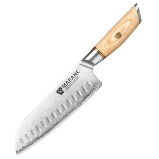 Cutit santoku profesional Maranc, otel compozit, 18 cm, M232