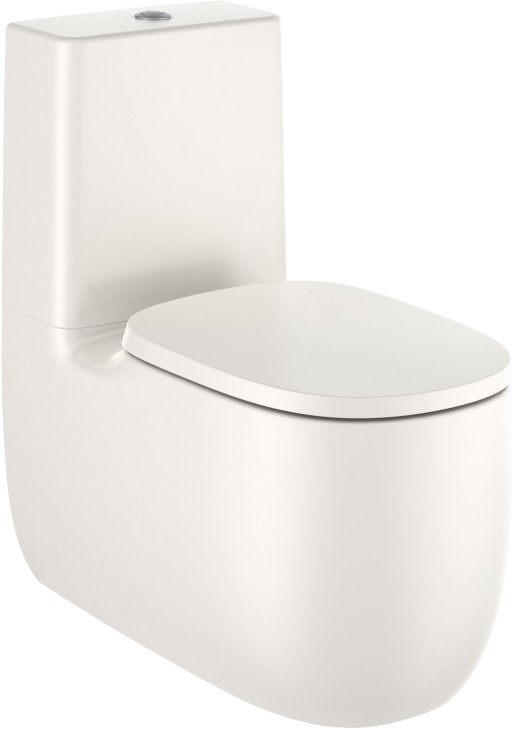 Vas wc Roca Beyond Rimless back-to-wall pentru rezervor asezat 395x705mm bej