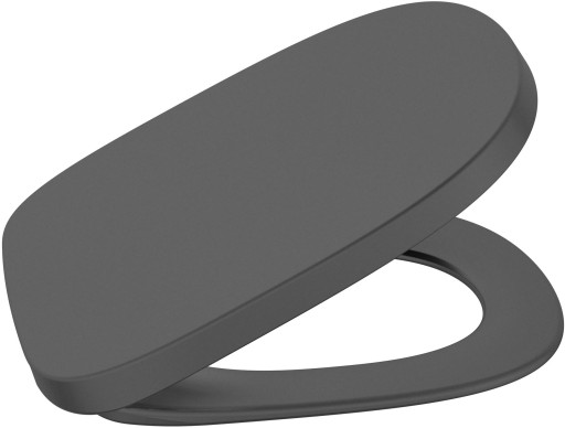 Capac wc Roca Beyond cu inchidere lenta si QuickRelease negru
