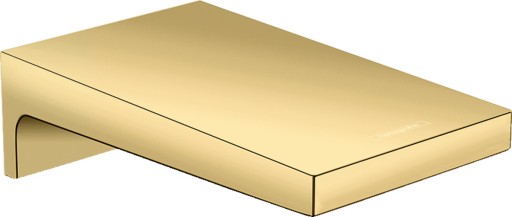Pipa cada Hansgrohe Metropol montaj incastrat 18.5 cm gold optic lustruit