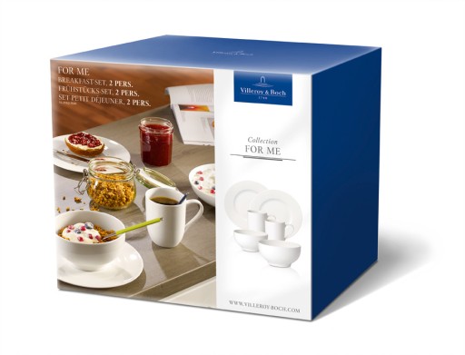 Set mic dejun Villeroy & Boch For Me pentru 2 persoane