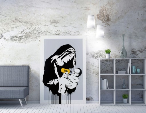 Tablou decorativ, WY122 (70 x 100), 50% bumbac / 50% poliester, Canvas imprimat, Multicolor