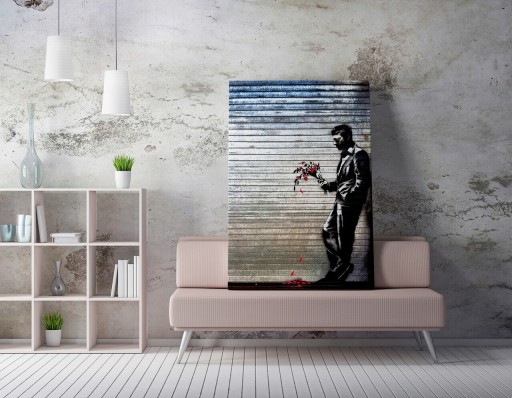 Tablou decorativ, WY17 (70 x 100), 50% bumbac / 50% poliester, Canvas imprimat, Multicolor