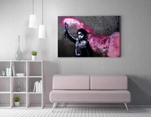 Tablou decorativ, WY27 (70 x 100), 50% bumbac / 50% poliester, Canvas imprimat, Multicolor
