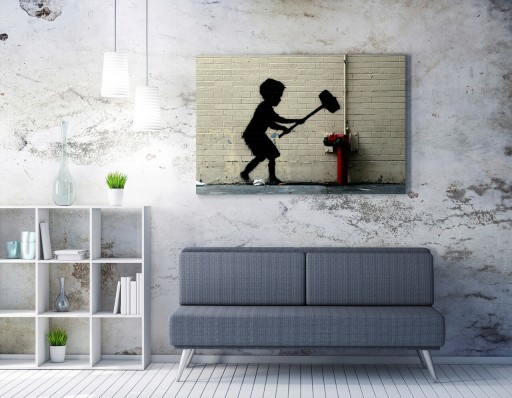 Tablou decorativ, WY34 (70 x 100), 50% bumbac / 50% poliester, Canvas imprimat, Multicolor
