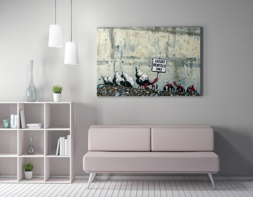 Tablou decorativ, WY41 (70 x 100), 50% bumbac / 50% poliester, Canvas imprimat, Multicolor