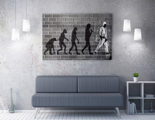 Tablou decorativ, WY44 (70 x 100), 50% bumbac / 50% poliester, Canvas imprimat, Multicolor