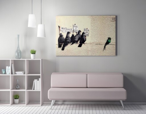 Tablou decorativ, WY47 (70 x 100), 50% bumbac / 50% poliester, Canvas imprimat, Multicolor