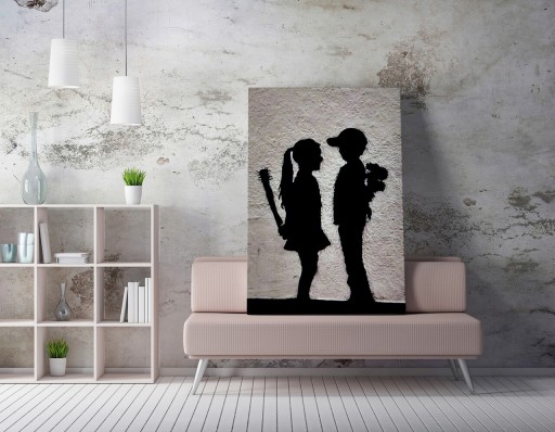 Tablou decorativ, WY61 (70 x 100), 50% bumbac / 50% poliester, Canvas imprimat, Multicolor