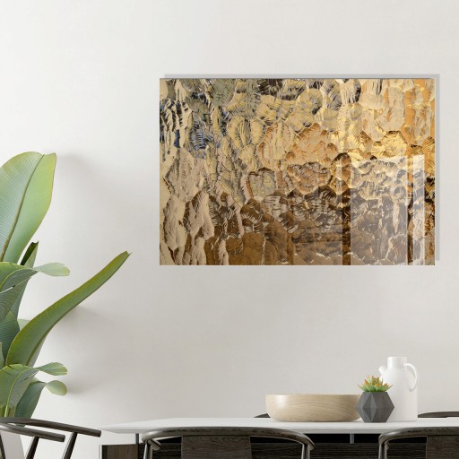 Tablou decorativ, UV-007, Sticla temperata, 70 x 100 cm, Multicolor