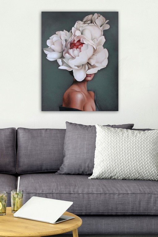 Tablou decorativ, 6019235950954-5070, Canvas, Lemn, Multicolor