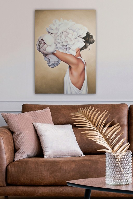 Tablou decorativ, 7436502942938-5070, Canvas, Lemn, Multicolor