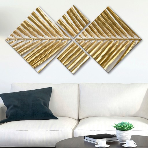 Set 4 tablouri decorative, 4MDF2230186, MDF, Imprimat UV, Multicolor