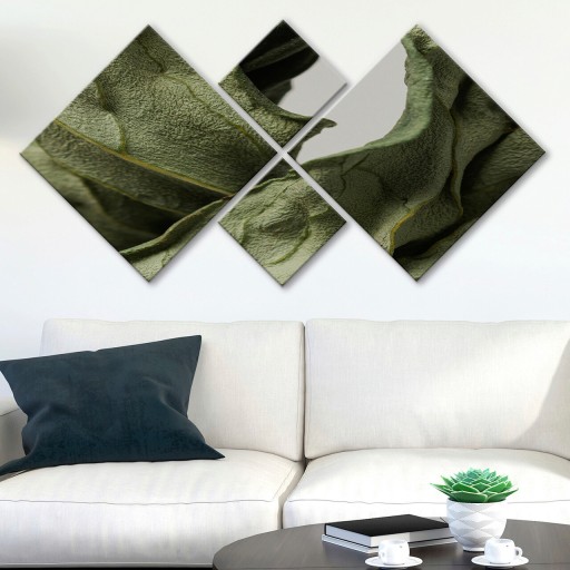 Set 4 tablouri decorative, 4MDF2334289, MDF, Imprimat UV, Multicolor