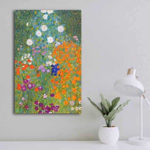 Tablou decorativ, 4570KLIMT001, Canvas , Lemn, Multicolor