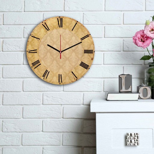 Ceas de perete, 3030MS-024, MDF, ø30 cm, Multicolor