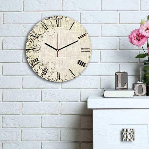 Ceas de perete, 3030MS-027, MDF, ø30 cm, Multicolor