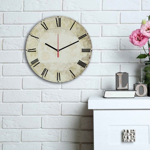 Ceas de perete, 3030MS-097, MDF, ø30 cm, Multicolor