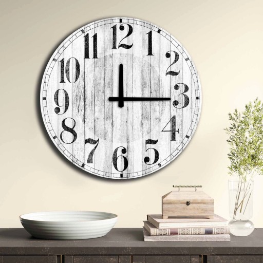 Ceas de perete, 5050MS-040, MDF, ø50 cm, Multicolor