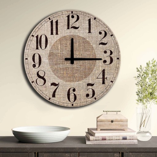 Ceas de perete, 5050MS-047, MDF, ø50 cm, Multicolor