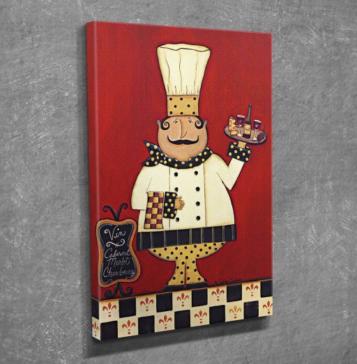 Tablou decorativ, DC132, Canvas, 30 x 40 cm, Multicolor