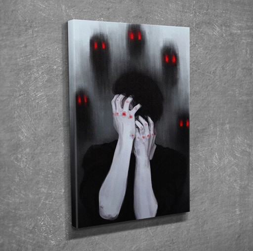 Tablou decorativ, DC138, Canvas, 30 x 40 cm, Multicolor