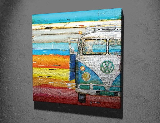 Tablou decorativ, KC103, Canvas, Dimensiune: 45 x 45 cm, Multicolor