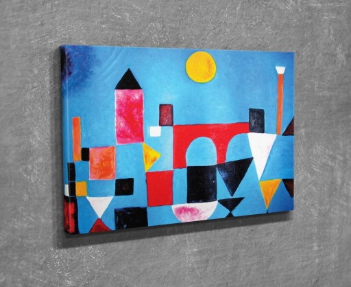 Tablou decorativ, DC280, Canvas, Lemn, Multicolor