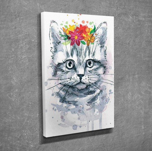 Tablou decorativ, DC355, Canvas, Lemn, Multicolor