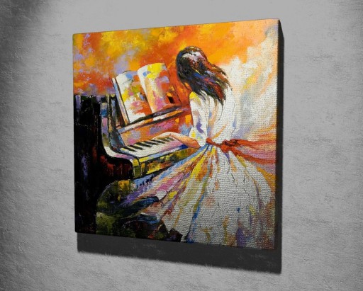 Tablou decorativ, KC273, Canvas, Lemn, Multicolor