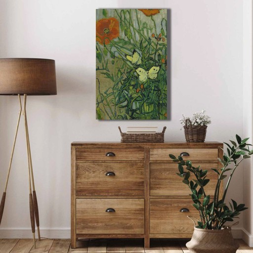 Tablou decorativ, 4570VANGOGH002, Canvas , Lemn, Multicolor