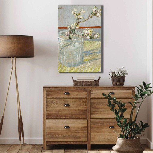 Tablou decorativ, 4570VANGOGH027, Canvas , Lemn, Multicolor