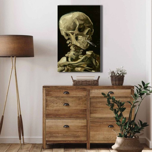 Tablou decorativ, 4570VANGOGH037, Canvas , Lemn, Multicolor
