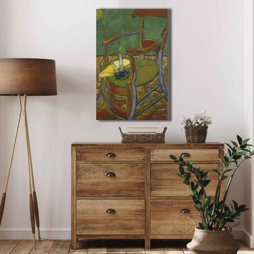 Tablou decorativ, 4570VANGOGH043, Canvas , Lemn, Multicolor