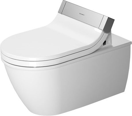 Vas WC suspendat Duravit Darling New WonderGliss pentru capac cu functie de bideu SensoWash