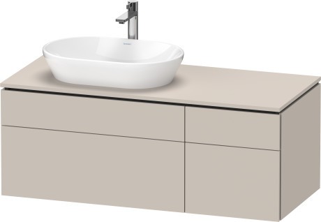 Dulap baza suspendat Duravit L-Cube 122x55cm taupe mat