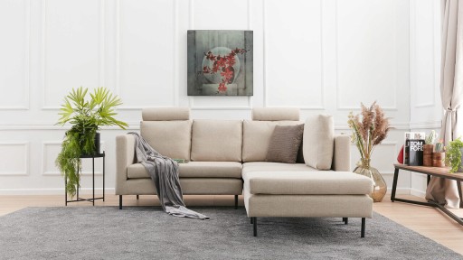 Coltar, Balcab Home, 825BLC1726, Lemn de plop, Crem