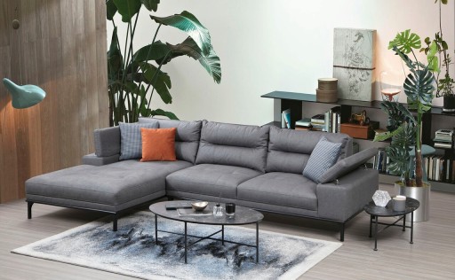 Coltar, Hilena, 859FTN2026, Lemn de fag / PAL, Gri