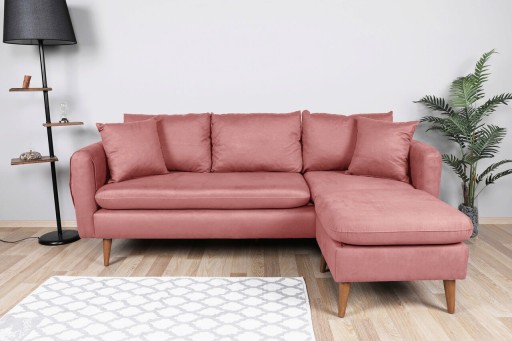 Coltar, Unique Design, 867UNQ1440, Lemn de pin, Roz