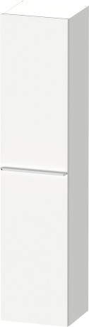 Dulap inalt suspendat Duravit D-Neo 400x360x1760mm cu o usa alb mat decor