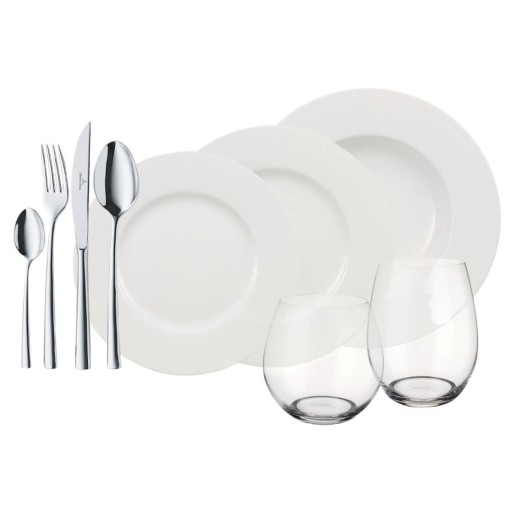 Set servire Villeroy & Boch Wonderful World White 4 Friends 36 piese