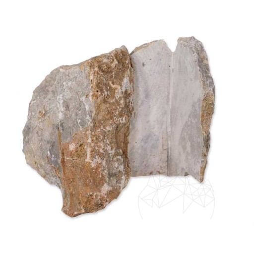 Marmura Poligonala Rock Face Grey (Coltar)