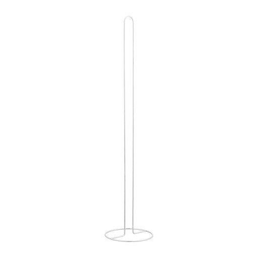 Suport vertical hartie igienica Basic, Jotta, 13.5x13.5x60 cm, otel, argintiu