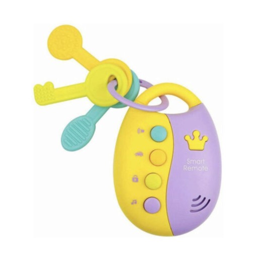 Jucarie telecomanda si chei, Baby Key Toys, HE8026, 6M+, plastic, multicolor