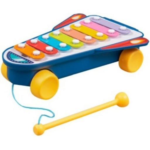 Jucarie muzicala xilofon, Baby Piano, HE8040, 18M+, plastic, multicolor