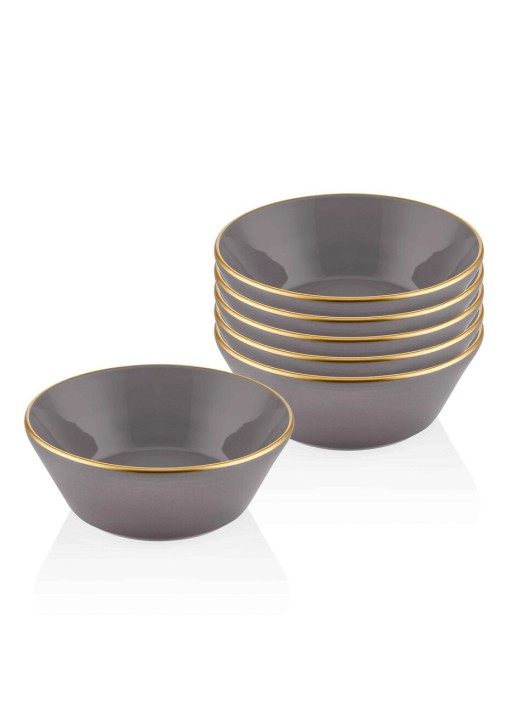 Set boluri, Mia, 742TMA3326, Ceramica, Gri