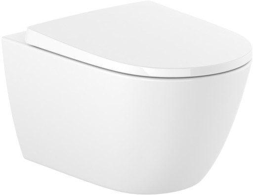 Vas WC suspendat Roca Ona Rimless 53x36cm alb