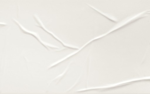 Faianta Diesel living Wrinkle Foil 75x25cm 12mm white glossy